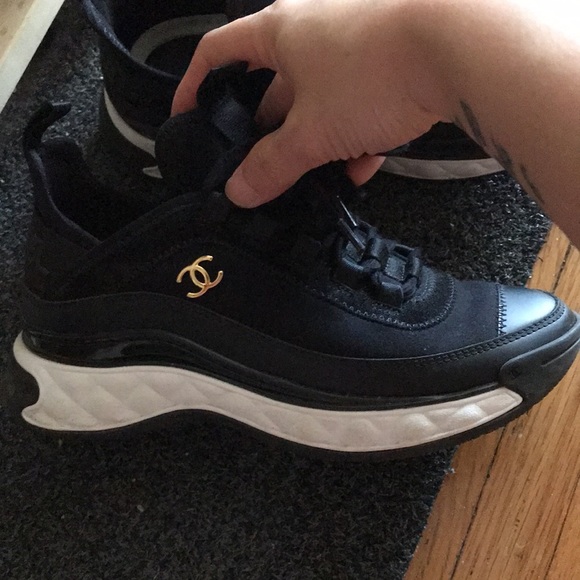 Chanel mixed fiber sneakers - Picture 3 of 4